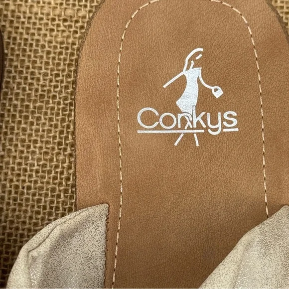 Corkys Women's Cream Women’s Sandals Size 9 - Picture 3 of 7